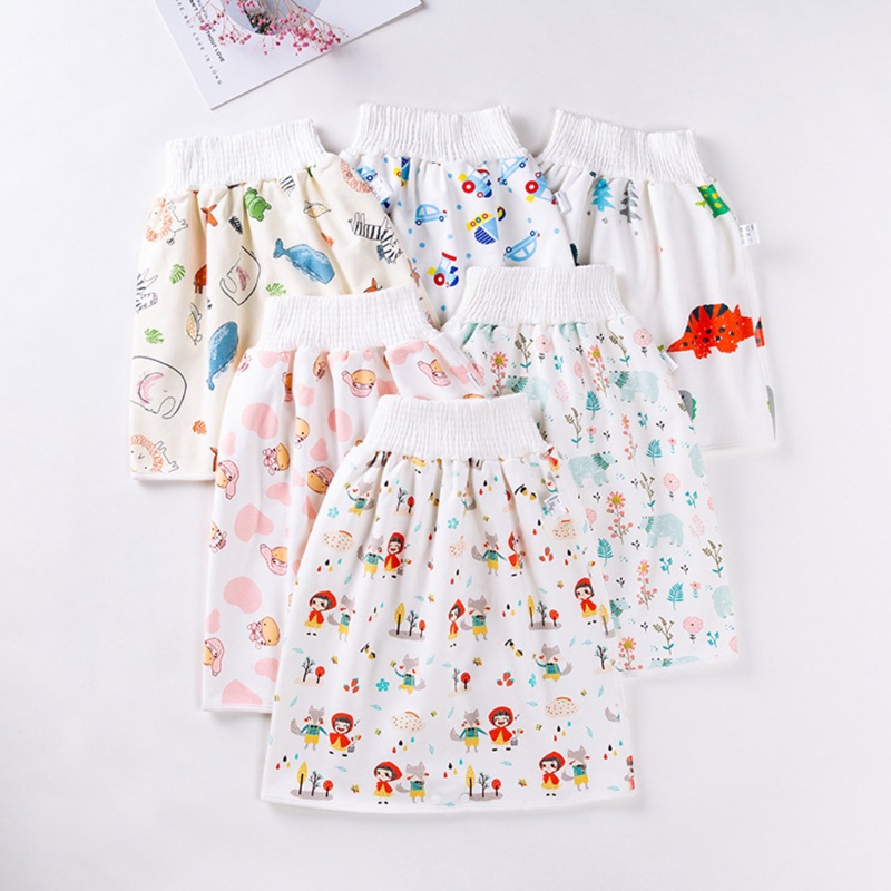 Quần Tã Dạng Váy 2 Trong 1 Thoải Mái Chống Thấm Nước Có Thể Giặt Rửa Cho Bé Sơ Sinh