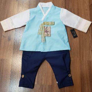 bộ hanbok bé trai