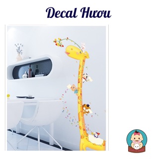 Decal dán tường đo chiều cao cho bé