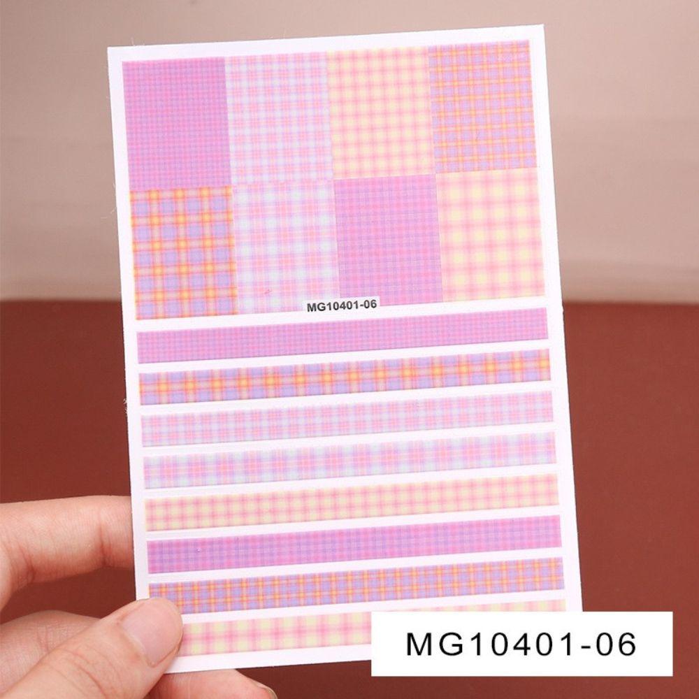 Nhãn Dán Trang Trí Móng Tay Họa Tiết Đồng Phục Nhật Bản Cao Cấp Chống Thấm Nước