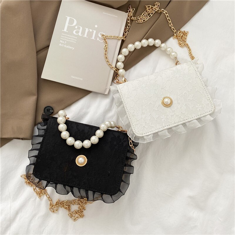 Túi Xách Nữ JASMIN NOIR Da Pu Dây Đeo Kim Loại Thời Trang