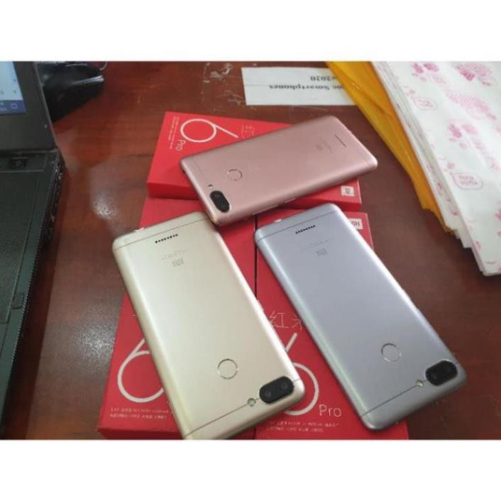 [Mã 2611DIENTU500K hoàn 7% đơn 300K] điện thoại Xiaomi Redmi 6 2sim ram4G/64G mới Chính Hãng, có Tiếng Việt | BigBuy360 - bigbuy360.vn