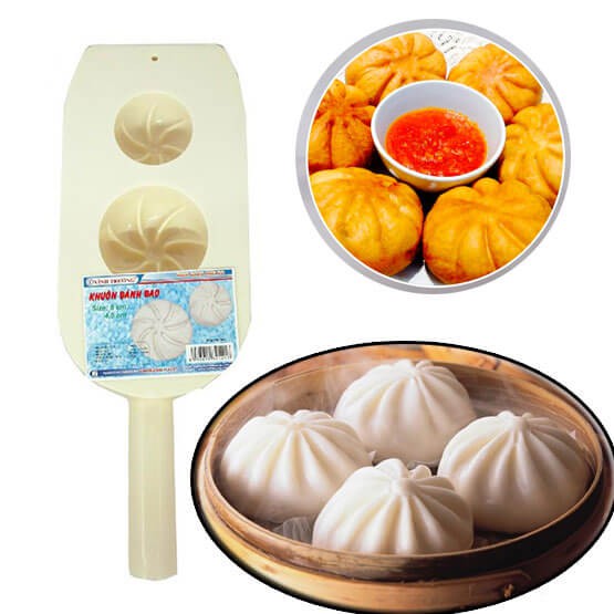 Khuôn bánh bao 2 bánh 7.5cm và 6cm Thu Thảo