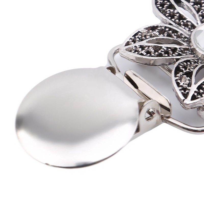 Kẹp cài áo khoác cardigan đính ngọc trai thời trang