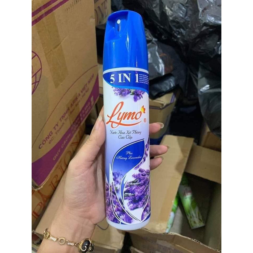 Nước hoa xịt phòng cao cấp LYMO 5 in 1
