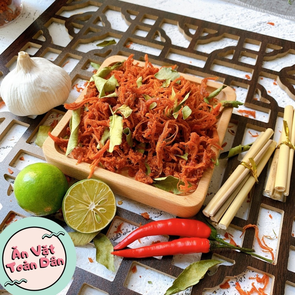 Khô bò xé sợi lá chanh 300g, Bò khô cay loại 1, đồ ăn vặt Hà Nội | BigBuy360 - bigbuy360.vn