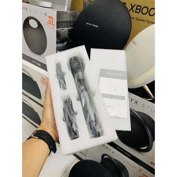 Mic Karaoke Excelvan K18V Chính Hãng Mới 100%