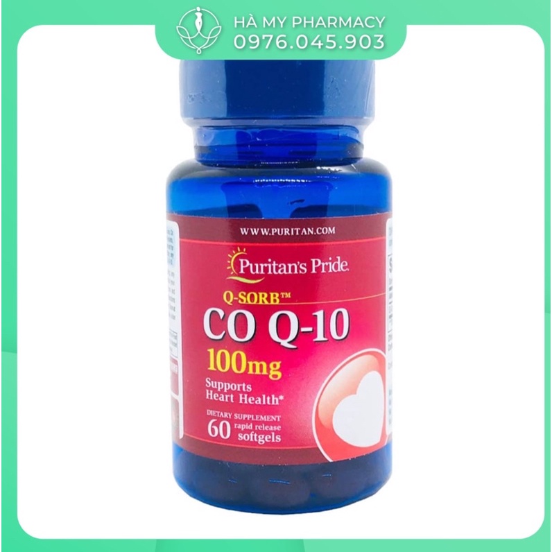 Viên Uống Puritan's Pride Coq10 100mg Của Mỹ, 60 viên