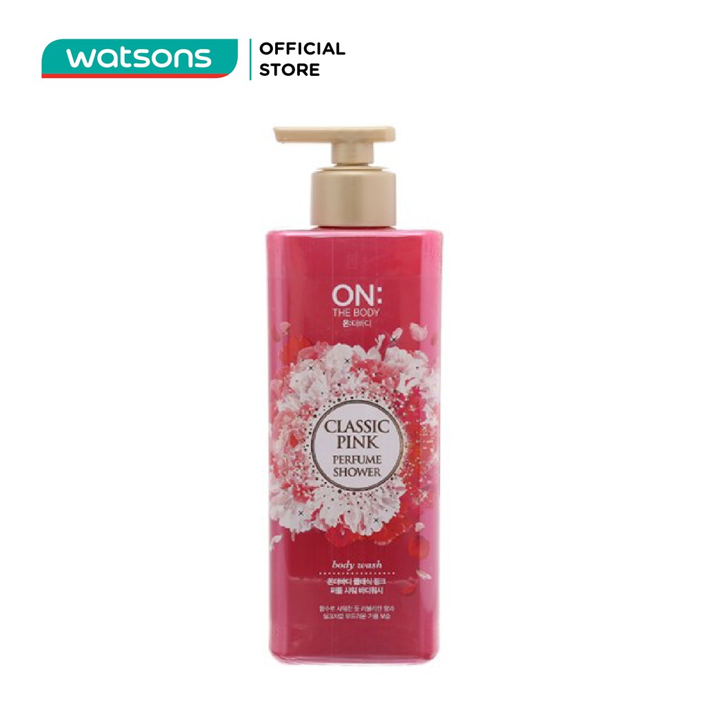 Sữa Tắm On The Body Perfume Classic Pink 500g