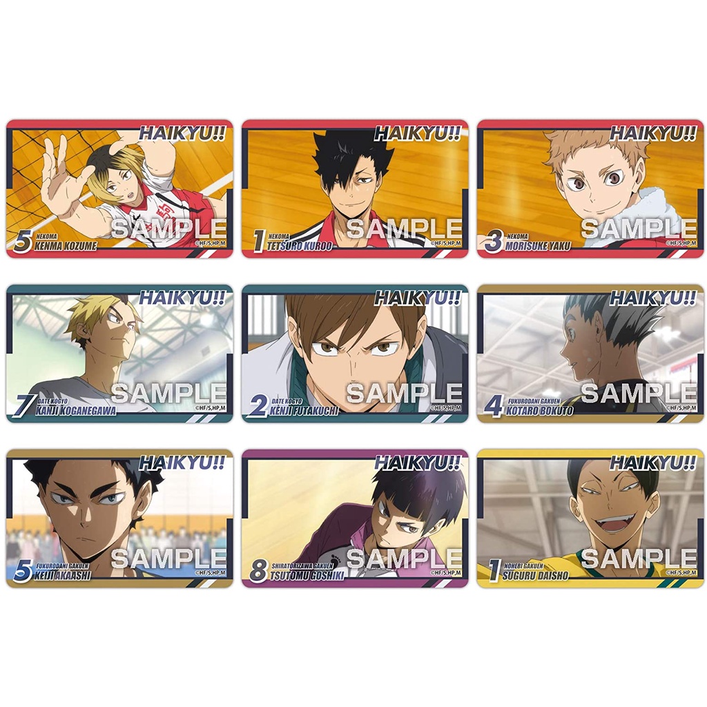 01 Gói thẻ NHÂN PHẨM HAIKYUU!!! TO THE TOP