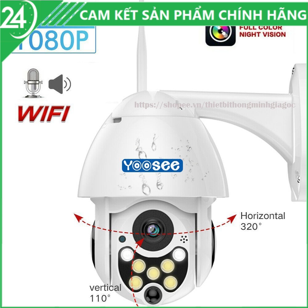 Camera WIFI Ngoài Trời Xoay 360 Yoosee X2000 Full HD (2.0MPX) - Hồng Ngoại quay đêm- Cảnh Báo Chuyển Động - Đàm Thoại 2