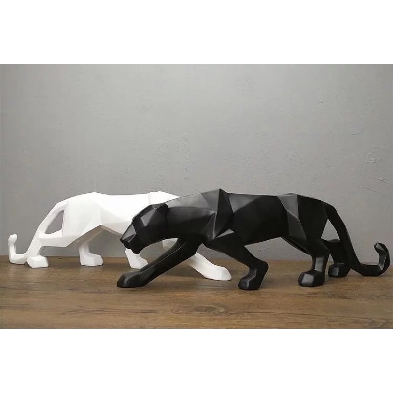 🔥 Siêu Phẩm 🔥 Tượng Trang Trí Báo Puma Chất Liệu Resin 44cm/25cm Trang trí Nội Thất Sang Trọng Châu Âu phòng khách