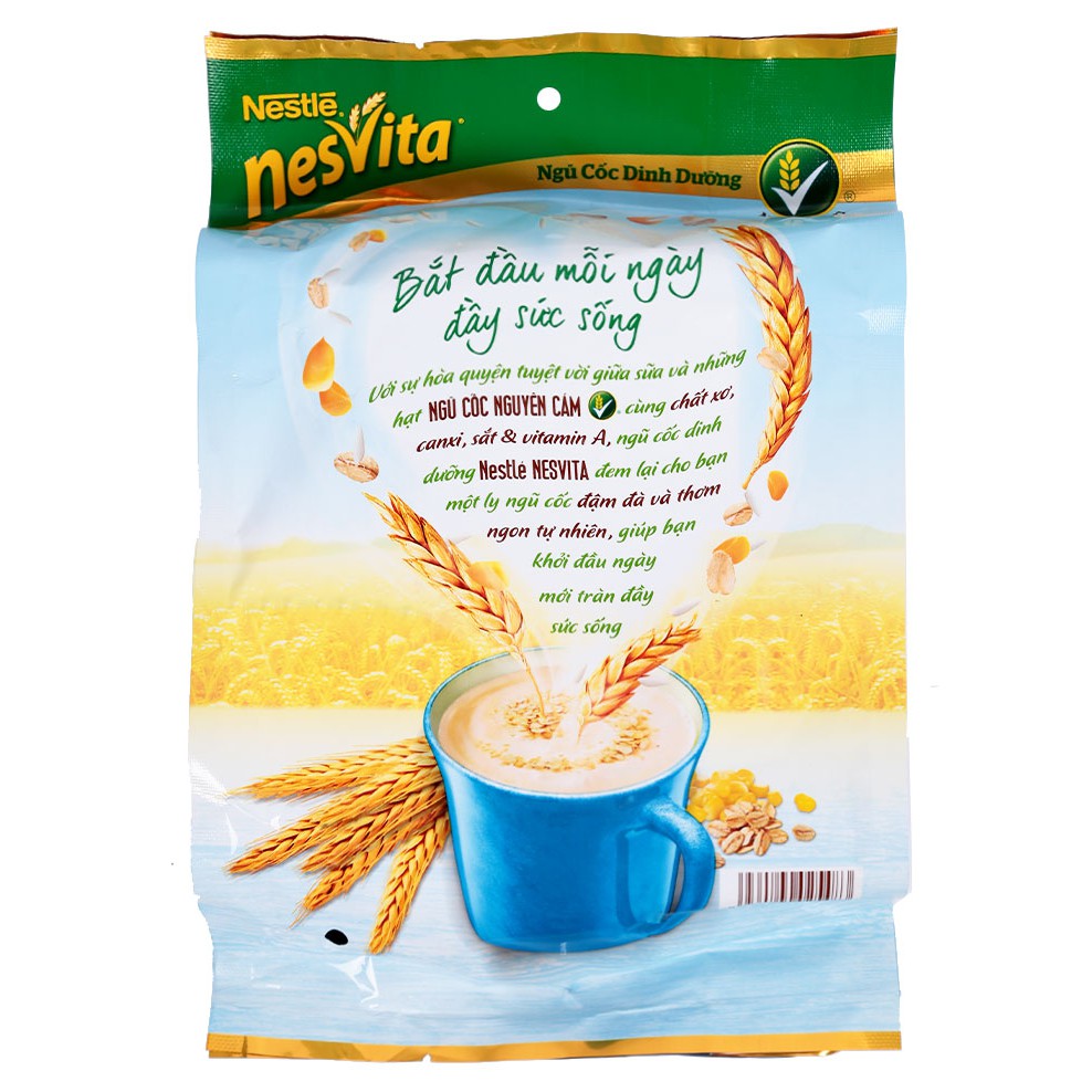 Ngũ Cốc Dinh Dưỡng Ít Đường Nestle Nesvita Gói 400G