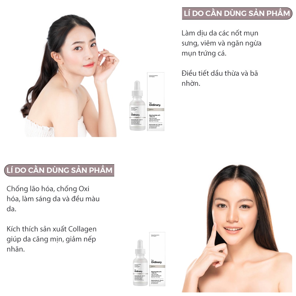 Serum giảm tàn nhang giảm mụn dưỡng da trắng da giảm thâm nám the ordinary SR19