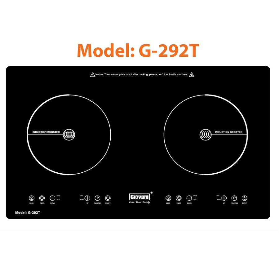 BẾP TỪ GIOVANI G-292T