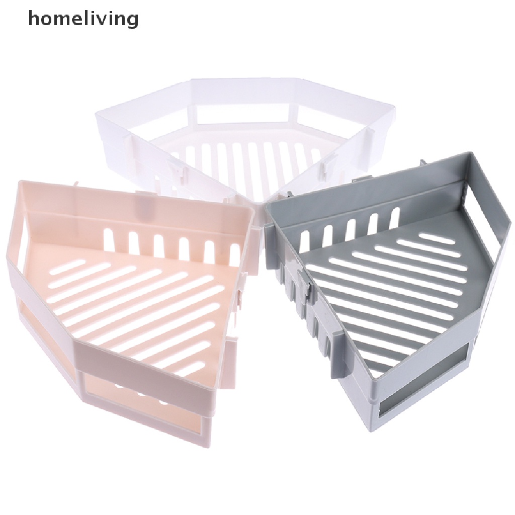 Giá Đỡ Hình Tam Giác Gắn Góc Tường Nhà Tắm Đựng Đồ Dùng Tiện Lợi