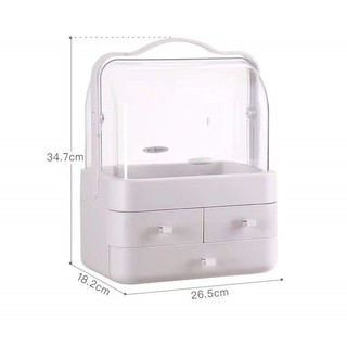 Tủ đựng mỹ phẩm có nắp ( cao 35cm )