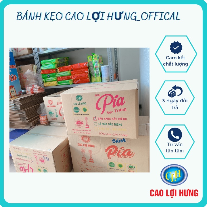 24 cái_COMBO 2 VỊ BÁNH PÍA CAO LỢI HƯNG_bịch 12 cái_1 cái 95g_chất lượng thơm ngon, đặc sản Sóc Trăng, giá rẻ