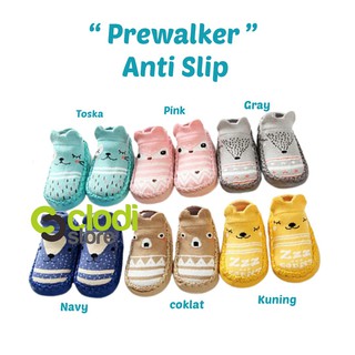 Image of Prewalker Anti Slip Karakter Animal Cute, Fashionable Sepatu Bayi Booties Baby Prewalker Shoes Socks Anti Slip Kaos Kaki Anak Bayi/Sepatu Anak Bayi