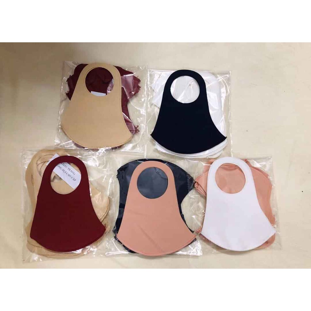 Khẩu Trang Su Trơn 3D 1 Lớp Hàng Tự Sản Xuất - Tái Sử Dụng | BigBuy360 - bigbuy360.vn