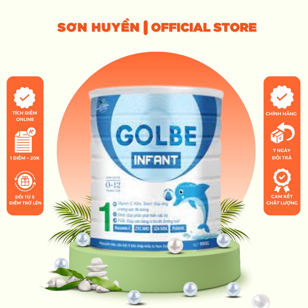 Sữa dinh dưỡng GOLBE ,giải pháp nâng cao đề kháng, bổ sung dinh dưỡng cho trẻ em và người bệnh Hộp 900gr