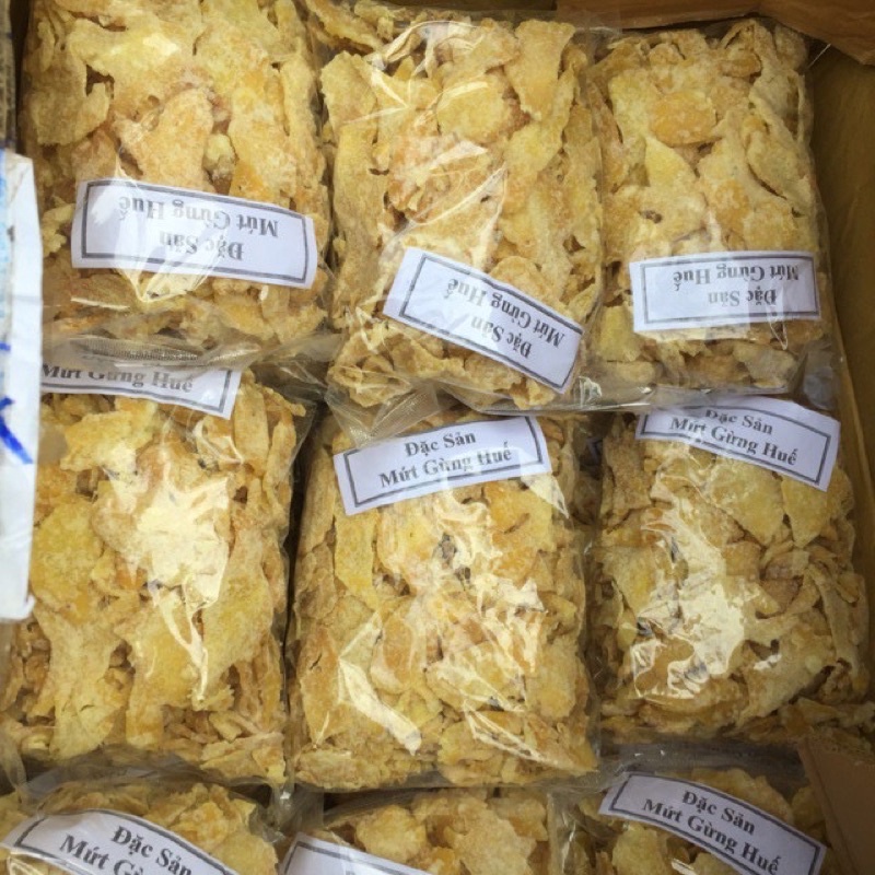 Mứt gừng Huế CAY NỒNG date luôn mới- Đặc sản Huế