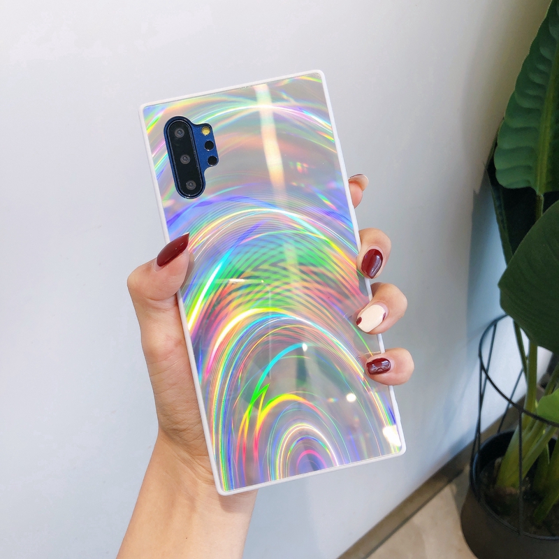 Ốp điện thoại màu sắc cầu vồng gradient cho Samsung Galaxy Note 10+ 9 8 A10 A20 A30 | BigBuy360 - bigbuy360.vn