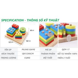 Thả hình 4 trụ