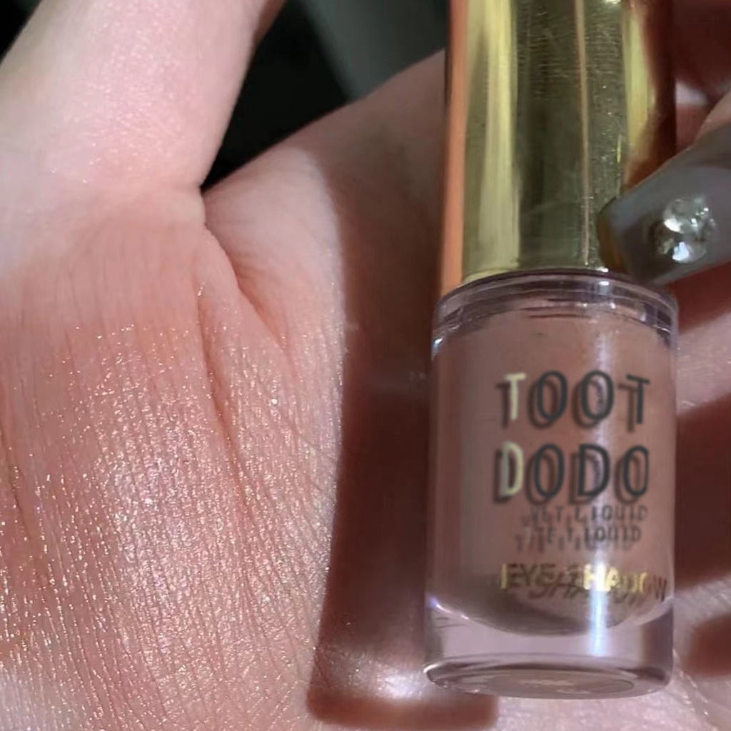 Toot DODO Phấn Mắt Dạng Lỏng Đơn Sắc Màu Lì Tự Nhiên Màu Xám Sữa Cà Phê Lấp Lánh Làm Giảm Sưng Hốc Mắt Và Lớn