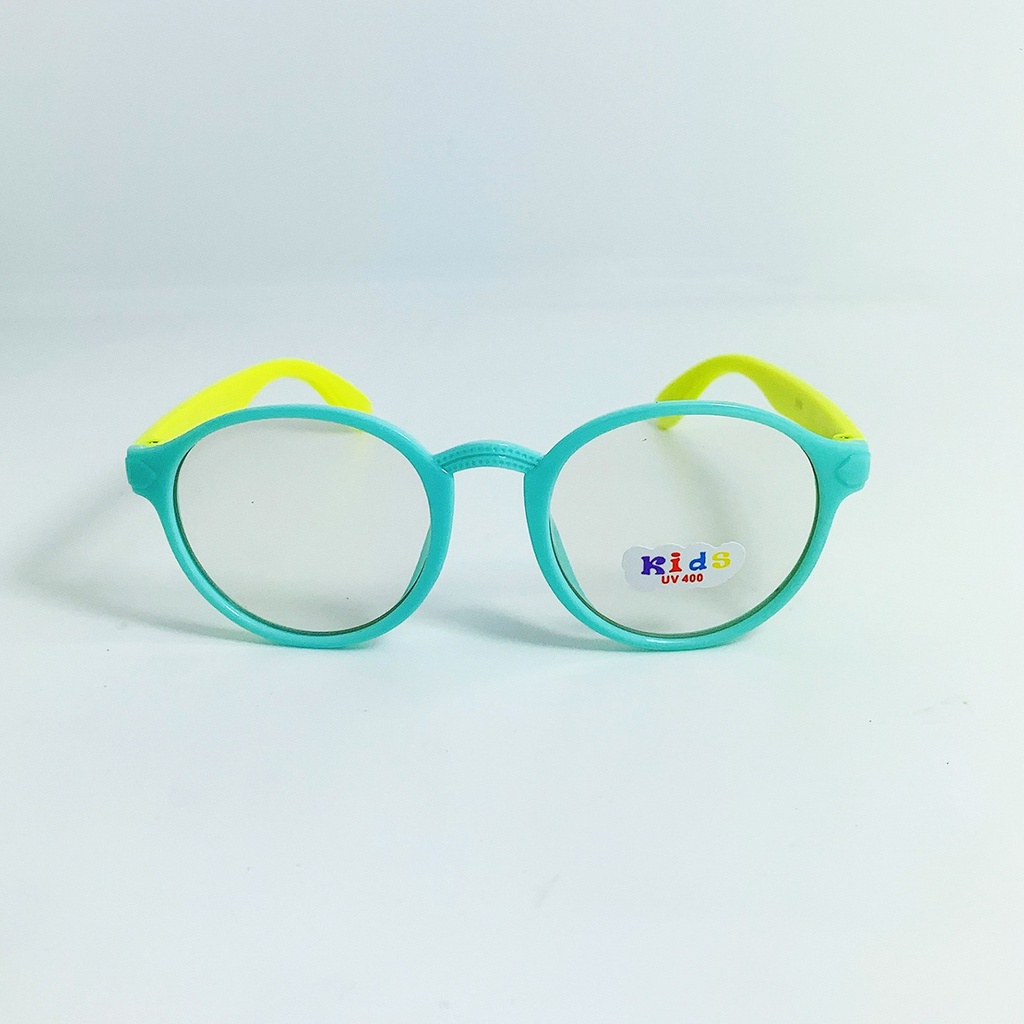Kính giả cận trẻ em cao cấp JJ5806 gọng nhựa, kiểu kính hình tròn đáng yêu dành cho bé trai và bé gái từ 1 tới 5 tuổi