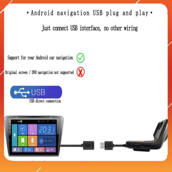 Camera Hành Trình U5 Trước Và Sau Dùng Cho Xe Ô Tô Có tích hợp Màn Hình DVD Android [HÍNH HÃNG]