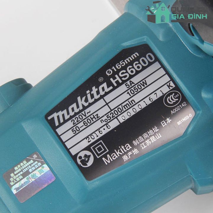 Máy cưa đĩa (165mm) Makita HS6600