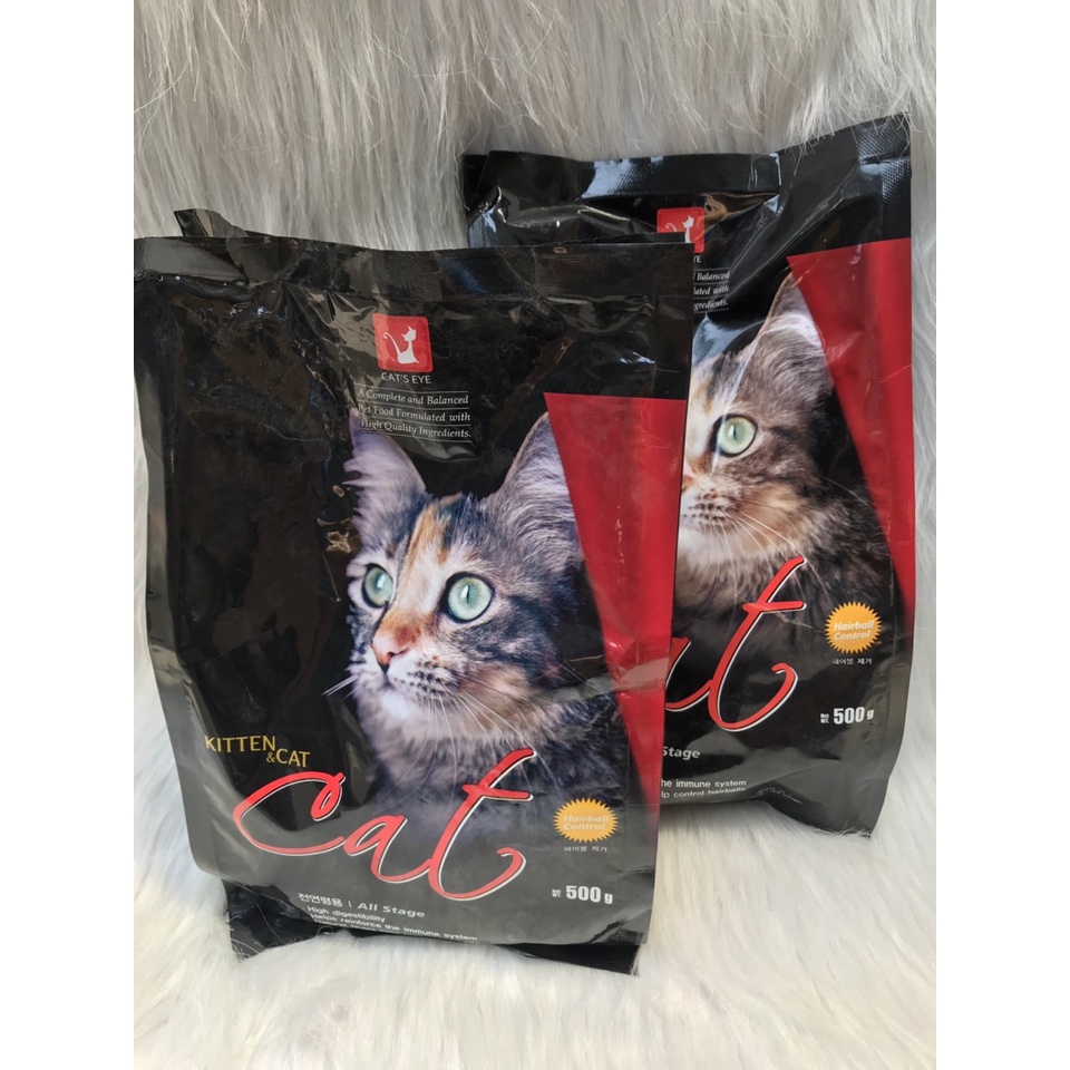 Thức ăn cho mèo hạt khô Cateye gói 500gr túi nguyên