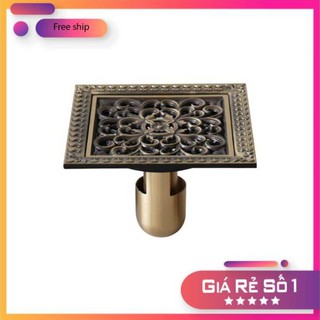 Hố ga thoát nước cao cấp bằng đồng - Phễu thu sàn Kanly GCP21 - Ngăn mùi, ngăn côn trùng