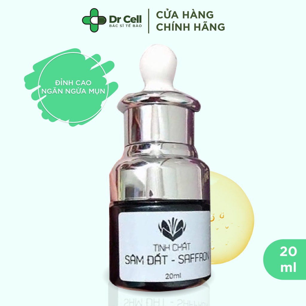 Tinh Chất Sâm Đất Saffron Giảm Mụn, Sẹo, Nám Tái Tạo Làn Da, Se Khít Lỗ Chân Lông DR CELL  20ML