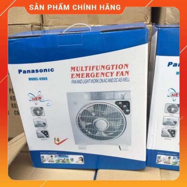 Quạt Tích Điện Panasonic PN-6969 sử dụng đến 8H Siêu Bền