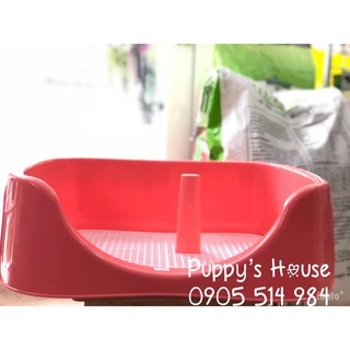 Khay vệ sinh có cọc dành cho chó đực