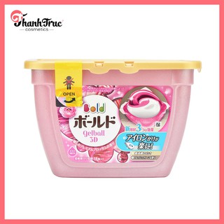 Viên giặt xả gelball ariel 3d nội địa nhật bản 18 viên
