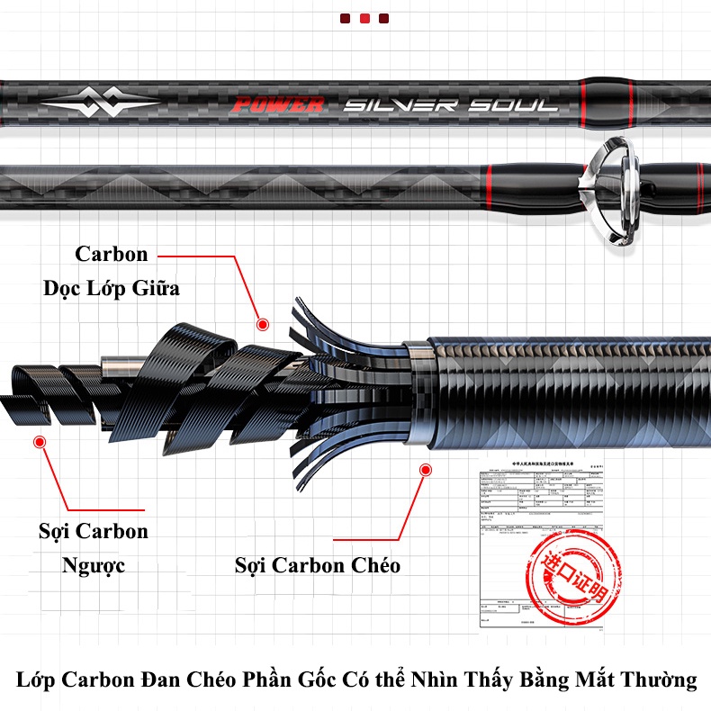 Cần Câu Lure SEIKO KURODA Max - New 2022 - Cần Câu Lure Máy Đứng Máy Ngang - SK02