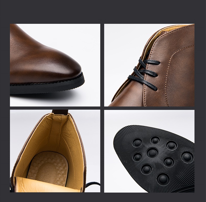 Giày bốt phong cách lịch lãm thời trang cho nam