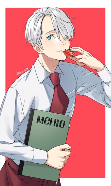 Ảnh poster yuri on lce victo nhiều mẫu có đề cần bóc dán