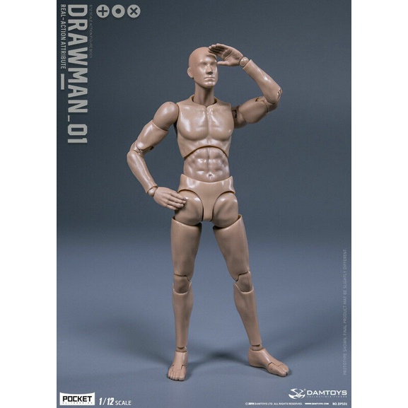 Mô Hình Nhân Vật DAMTOYS DPS01 Pocketman 6in Tỉ Lệ 1 / 12