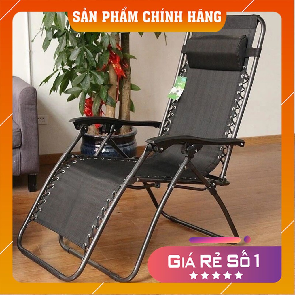 [HÀNG CHÍNH HÃNG] Ghế Xếp Thư Giãn Bella Ngả Lưng 160 Độ tải trọng 150kg Vải Bạt Thái lan-Chắc Chắn Tặng Khay để nước