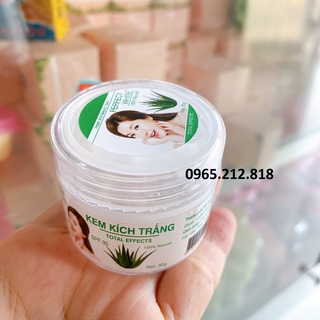 Kích trắng nha đam trộn kem