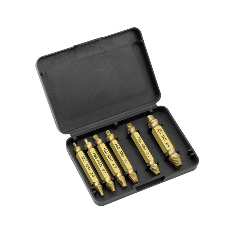 Set 6 Mũi Khoan Tháo Gỡ Ốc Vít Bị Hỏng