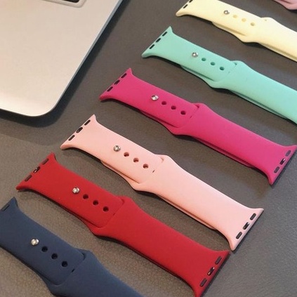 Dây cao su dành cho Apple watch đồng hồ thông minh cao cấp, thời trang, fashion, đẳng cấp Series 1/2/3/4/5/6/SE - EMMy