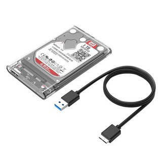 BOX HDD ORICO 2.5", USB 3.0 TRONG SUỐT CHÍNH HÃNG