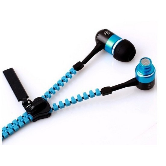 Tai nghe kéo khóa chống rối dây zipper -DC1215