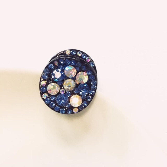 *kẹp tóc càng cua đính đá hình ovan(CTTQAI,5.G5.D5)