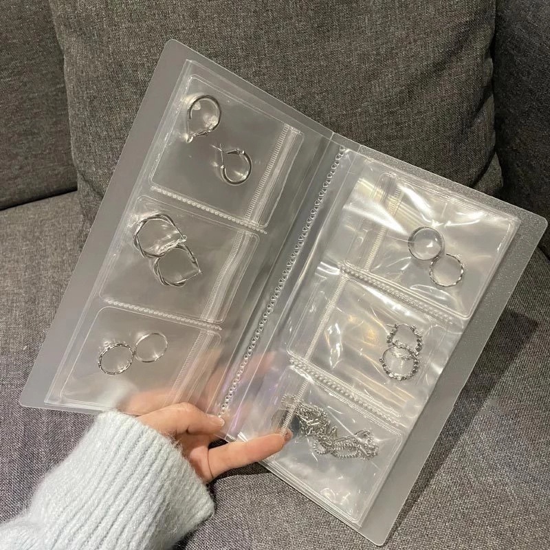 Album Đựng Trang Sức Trong Suốt 288 Ngăn Chống Bụi Bẩn Tiện Dụng